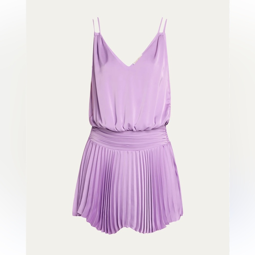 Ramy Brook Aleesia Pleated Dress NWT - Picture 1 of 4